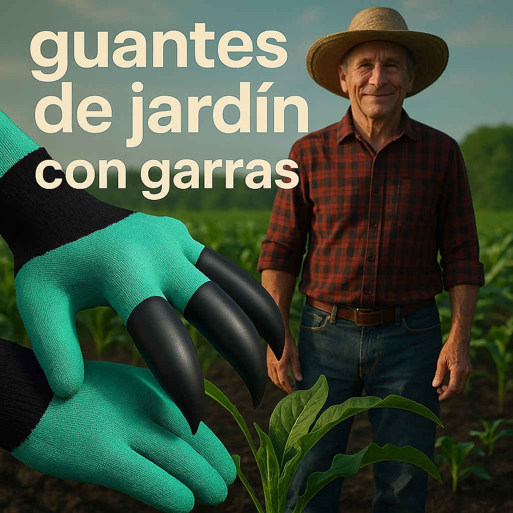 Guantes Para Jardinería Con Garras