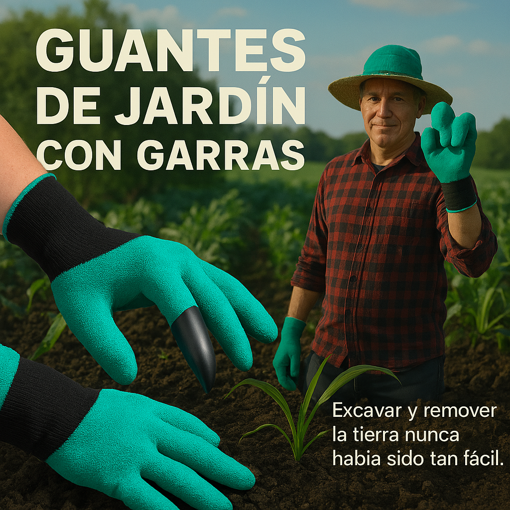 Guantes Para Jardinería Con Garras