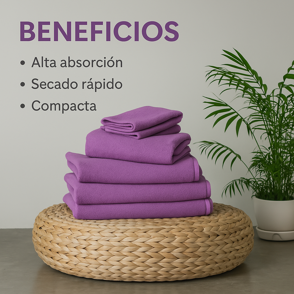 Toalla Microfibra Morada