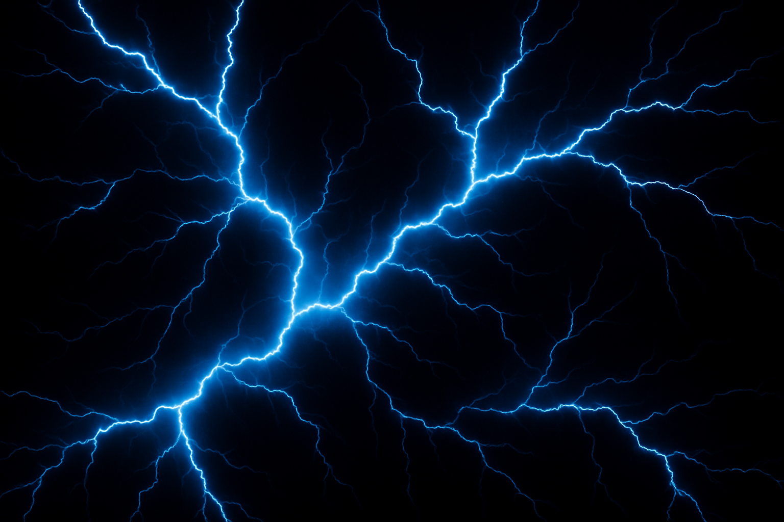 fondo negro con relampagos azules